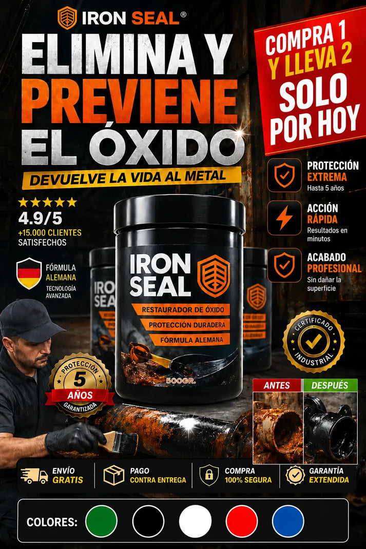 PAGUE 1 LLEVE 2 Iron Seal Reparacion